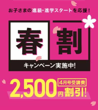 進研ゼミ小学講座春割キャンペーン特典