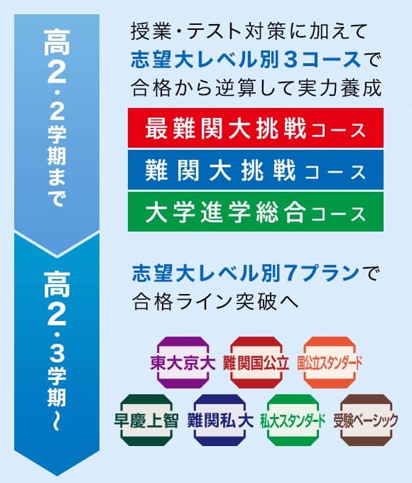 進研ゼミ高校講座志望大レベル別プラン